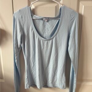 Garage Light Blue Long Sleeve Women's Tee